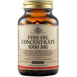 Fish Oil Concentrate (Ulei de Peste Concentrat) 1000mg 60cps moi SOLGAR
