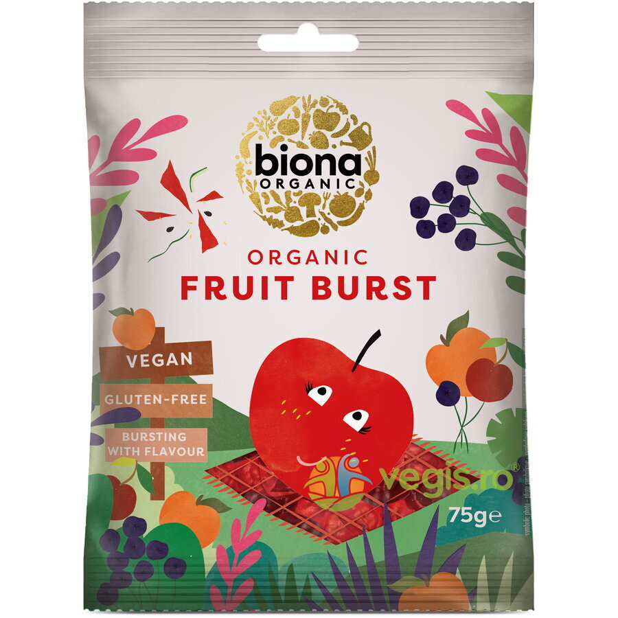 Jeleuri Fruit Burst fara Gluten Ecologice/Bio 75g Biona