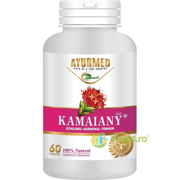 Kamaiany Echilibru Hormonal Feminin 60tb, AYURMED, Remedii Capsule, Comprimate, 1, Vegis.ro