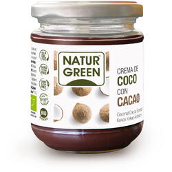 Pasta de Cocos cu Cacao fara Gluten Ecologica/Bio 200g NATUR GREEN