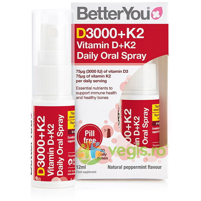 Vitamina D3000+K2 Spray Oral 12ml