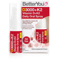 Vitamina D3000+K2 Spray Oral 12ml BETTERYOU
