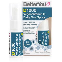 Vitamina D1000 Vegana Spray Oral 15ml BETTERYOU