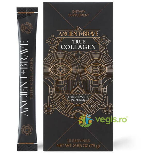 True Collagen Powder 15 plicuri x 5g, ANCIENT AND BRAVE, Pulberi & Pudre, 3, Vegis.ro