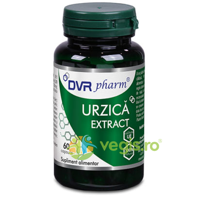 Urzica Extract 60cps, DVR PHARM, Remedii Capsule, Comprimate, 1, Vegis.ro