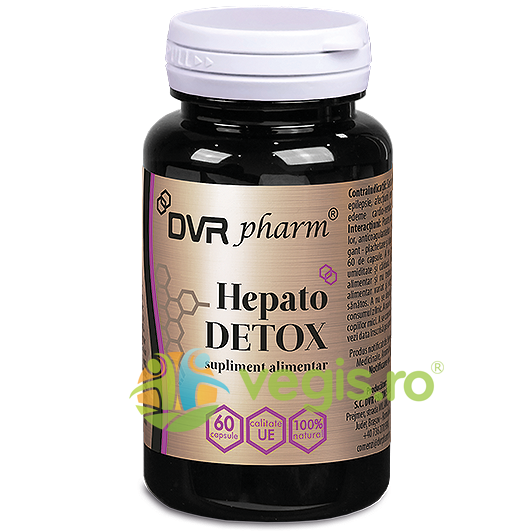 Hepato Detox 60cps 60cps Capsule, Comprimate