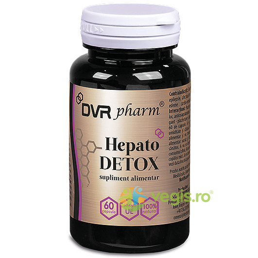 Hepato Detox 60cps, DVR PHARM, Capsule, Comprimate, 1, Vegis.ro