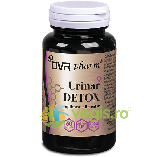 Urinar Detox 60cps 60cps Capsule, Comprimate