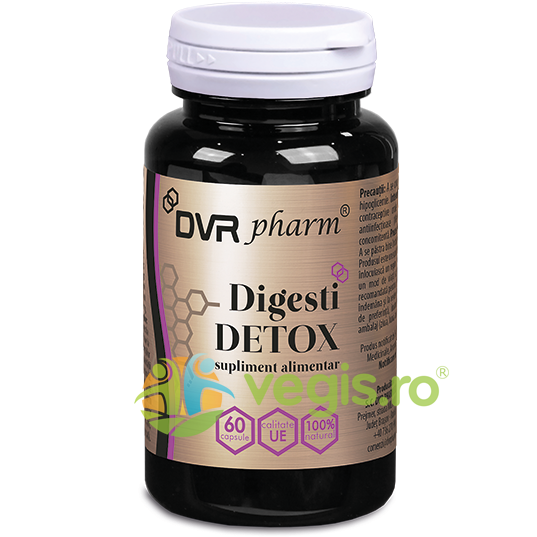 Digesti Detox 60cps 60cps Capsule, Comprimate