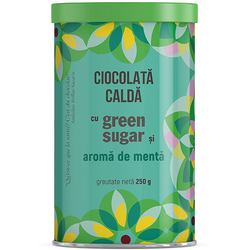Ciocolata Calda cu Green Sugar si Aroma de Menta 250g REMEDIA