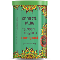 Ciocolata Calda cu Green Sugar si Aroma de Scortisoara fara Gluten 250g REMEDIA