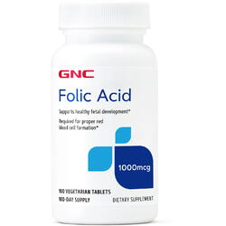 Acid Folic 1000mcg 100tb GNC