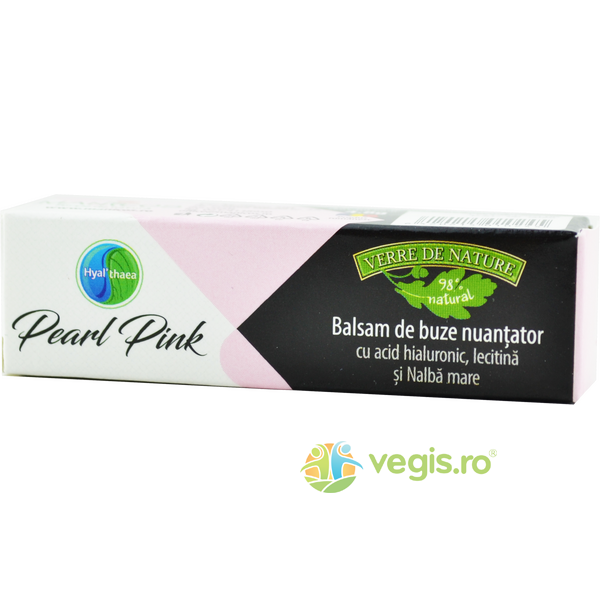Balsam de Buze Nuantator cu Acid Hialuronic Pearl Pink 4.8g, MANICOS, Cosmetice ten, 2, Vegis.ro