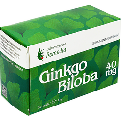 Ginkgo Biloba 40mg 50cps REMEDIA