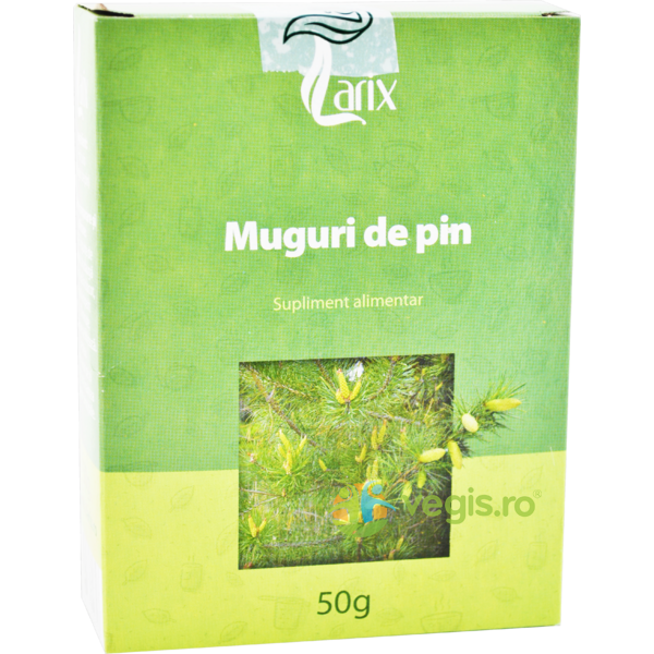 Ceai Muguri de Pin 50g, LARIX, Ceaiuri vrac, 2, Vegis.ro
