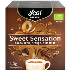 Ceai cu Cacao, Portocala si Scortisoara Sweet Sensation Ecologic/Bio 12dz YOGI TEA