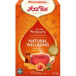 Ceai cu Ulei Esential Natural Wellbeing - For the Senses Ecologic/Bio 17dz YOGI TEA