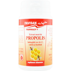 Extract Uscat de Propolis Imbogatit cu Vitamina C Proposalv 80g FAVISAN
