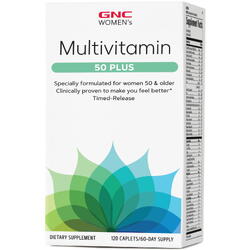 Multivitamine si Minerale 50 Plus pentru Femei 120cps GNC