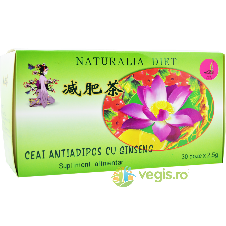 Ceai Antiadipos cu Ginseng 30dz Naturalia Diet