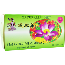 Ceai Antiadipos cu Ginseng 30dz NATURALIA DIET