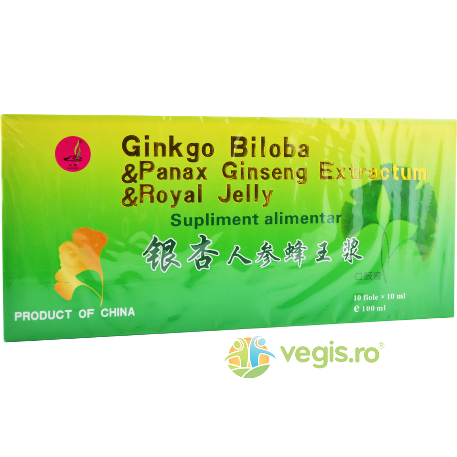 Ginkgo Biloba + Panax Ginseng Extractum + Royal Jelly 10fiole Naturalia Diet