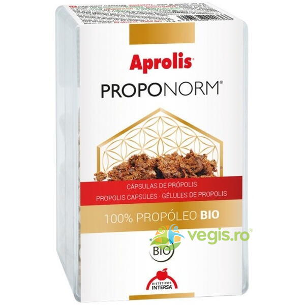 Propolis Proponorm 60cps, APROLIS, Remedii Capsule, Comprimate, 1, Vegis.ro