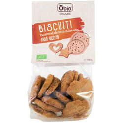 Biscuiti cu Aroma de Turta Dulce fara Gluten Ecologici/Bio 100g OBIO