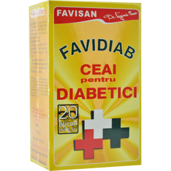 Ceai pentru Diabetici Favidiab 20dz FAVISAN