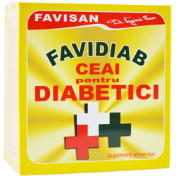 Ceai pentru Diabetici Favidiab 50g FAVISAN