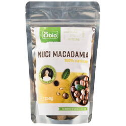 Nuci Macadamia Ecologice/Bio 250g OBIO