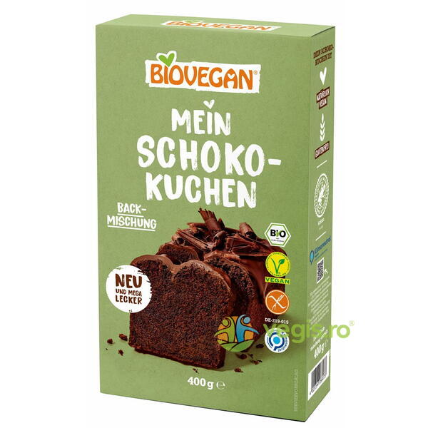 Mix pentru Chec cu Ciocolata fara Gluten Ecologic/Bio 400g, BIOVEGAN, Faina fara gluten, 1, Vegis.ro