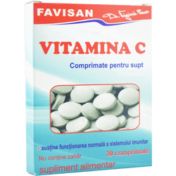 Vitamina C 20cpr FAVISAN