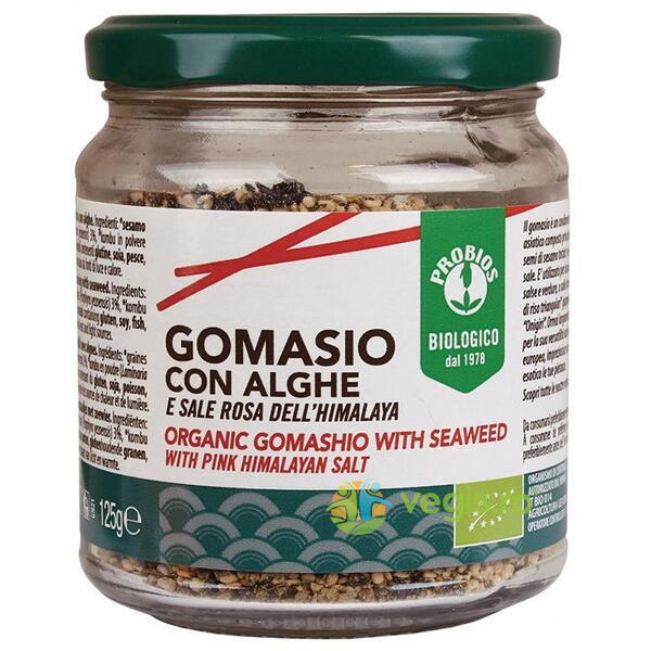 Gomasio cu Alge Ecologic/Bio 125g, PROBIOS, Condimente, 1, Vegis.ro