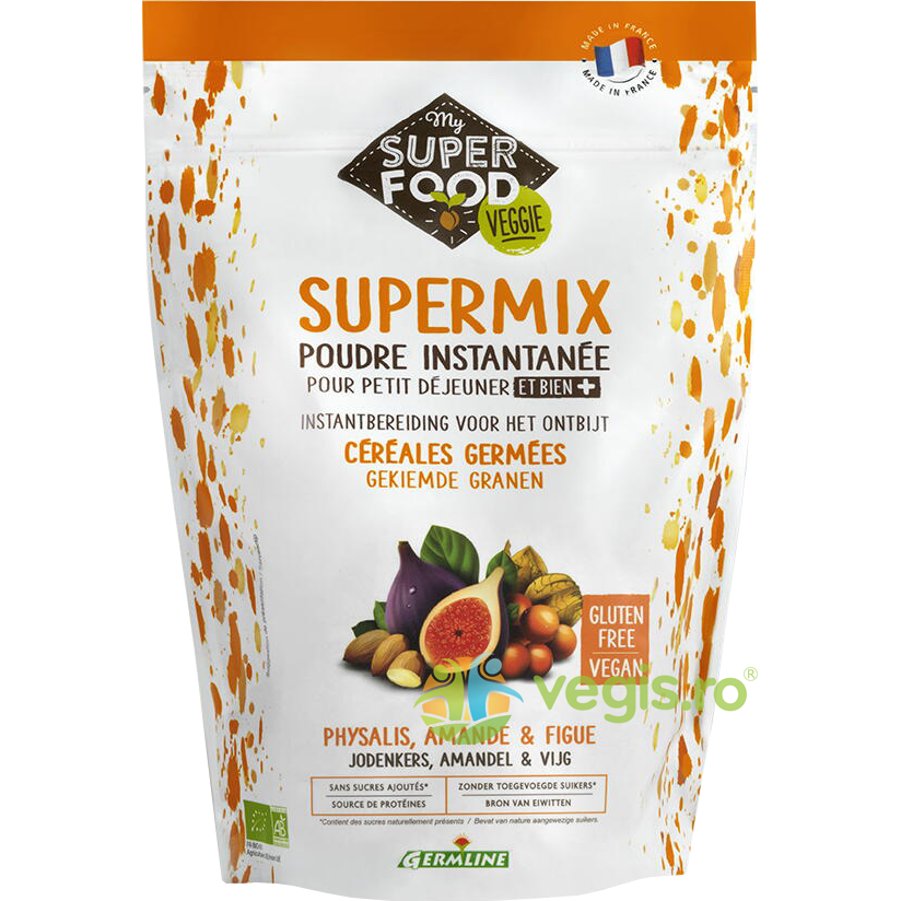 Supermix cu Incan Berry, Migdale si Smochine fara Gluten Ecologic/Bio 350g 350g Alimentare