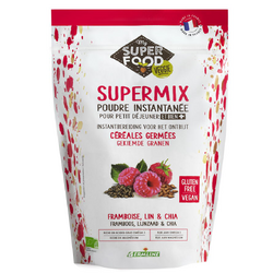 Supermix pentru Micul Dejun cu Zmeura, Seminte de In si Chia Ecologic/Bio 350g GERMLINE
