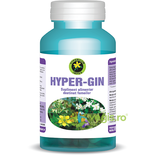 Hyper Gin 60cps, HYPERICUM, Capsule, Comprimate, 1, Vegis.ro