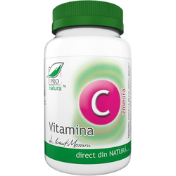 Vitamina C cu Zmeura 60cpr MEDICA