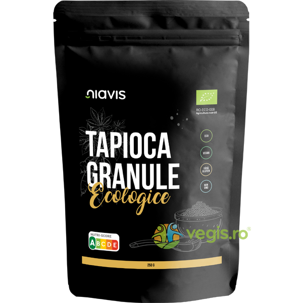 Tapioca Granule fara Gluten Ecologica/Bio 250g, NIAVIS, Alimente BIO/ECO, 1, Vegis.ro