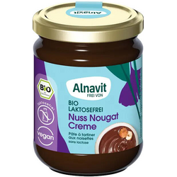 Crema Tartinabila cu Ciocolata si Alune de Padure fara Lactoza Ecologica/Bio 200g ALNAVIT