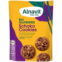 Biscuiti cu Ciocolata fara Gluten Ecologici/Bio 125g ALNAVIT