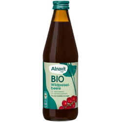 Suc de Merisoare Salbatice Ecologic/Bio 330ml ALNAVIT