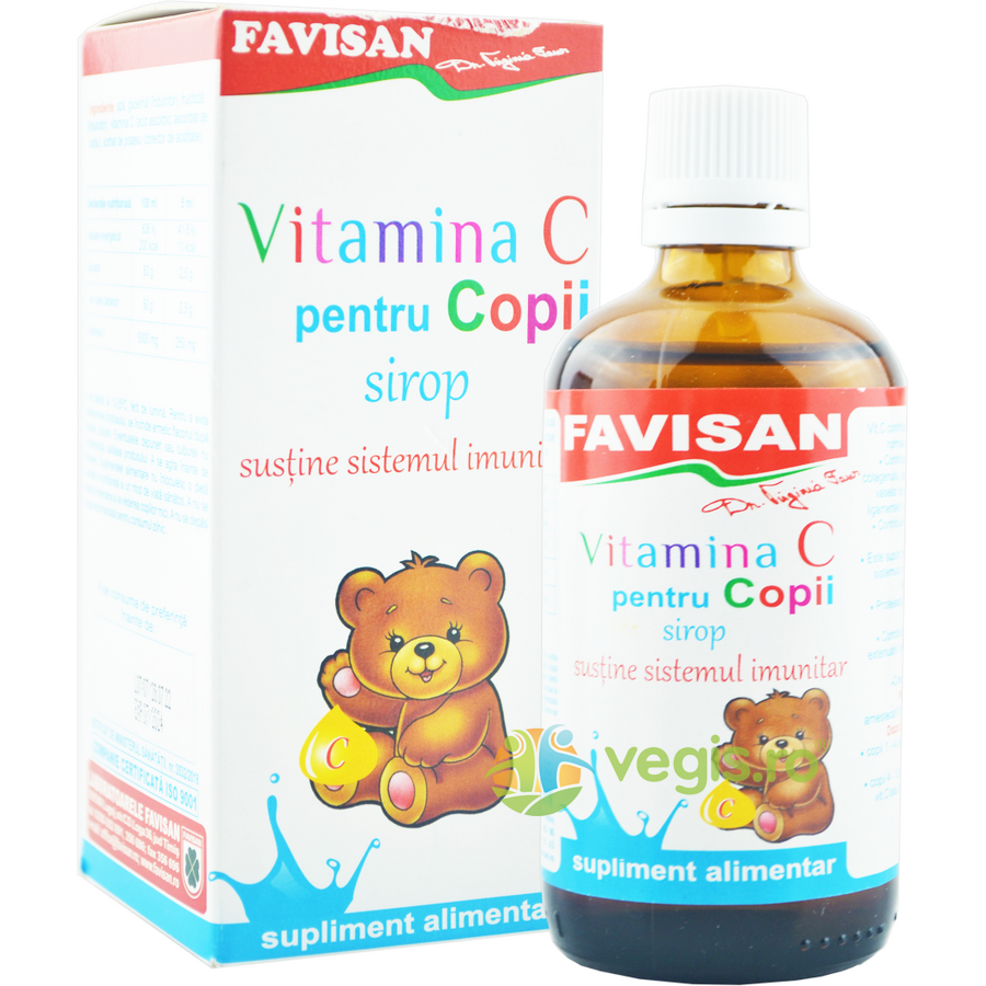 Vitamina C pentru Copii Sirop 100ml