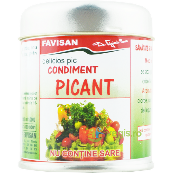 Condiment Picant 50g, FAVISAN, Condimente, 1, Vegis.ro