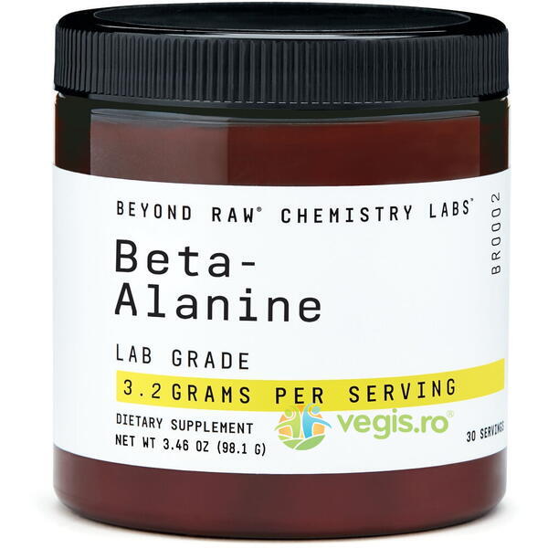 Beta-Alanina Beyond Raw Chemistry Labs 98.1g, GNC, Pulberi & Pudre, 1, Vegis.ro