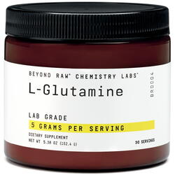 L-Glutamina Beyond Raw Chemistry Labs 152.4g GNC