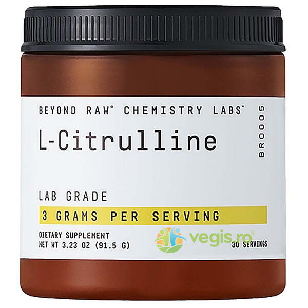 L-Citrulina Beyond Raw Chemistry Labs 91.5g, GNC, Pulberi & Pudre, 3, Vegis.ro