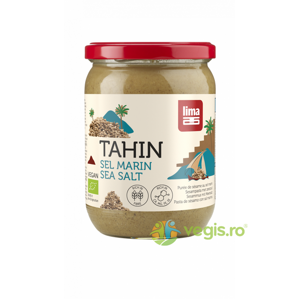 Tahini cu Sare de Mare Ecologica/Bio 500g, LIMA, Creme tartinabile, 1, Vegis.ro