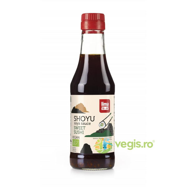 Sos de Soia Shoyu Sweet Sushi Ecologic/Bio 250ml, LIMA, Condimente, 1, Vegis.ro