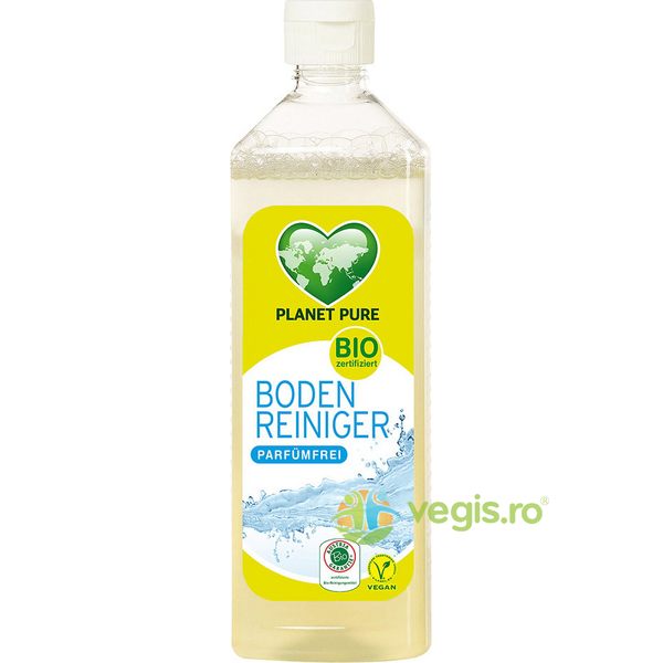 Detergent pentru Pardoseli Hipoalergen fara Parfum Ecologic/Bio 510ml, PLANET PURE, Produse de Curatenie Casa, 1, Vegis.ro